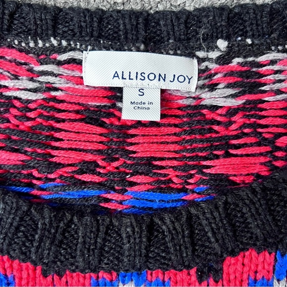 Allison Joy Chunky Knit Multi Color Sweater Small - Picture 5 of 9